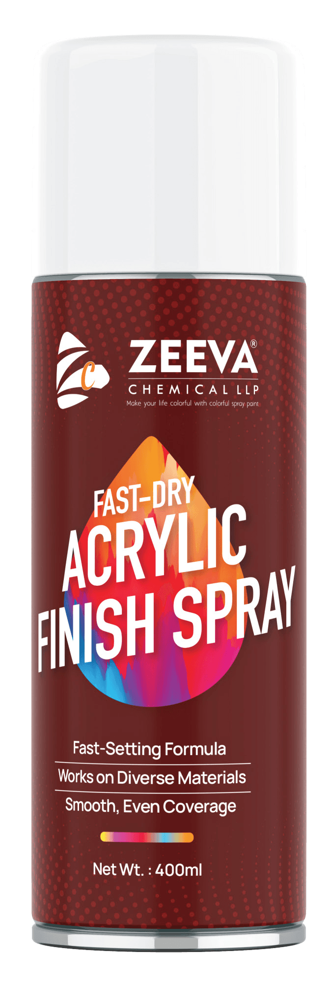 Zeeva Acrylic Finish Spray can