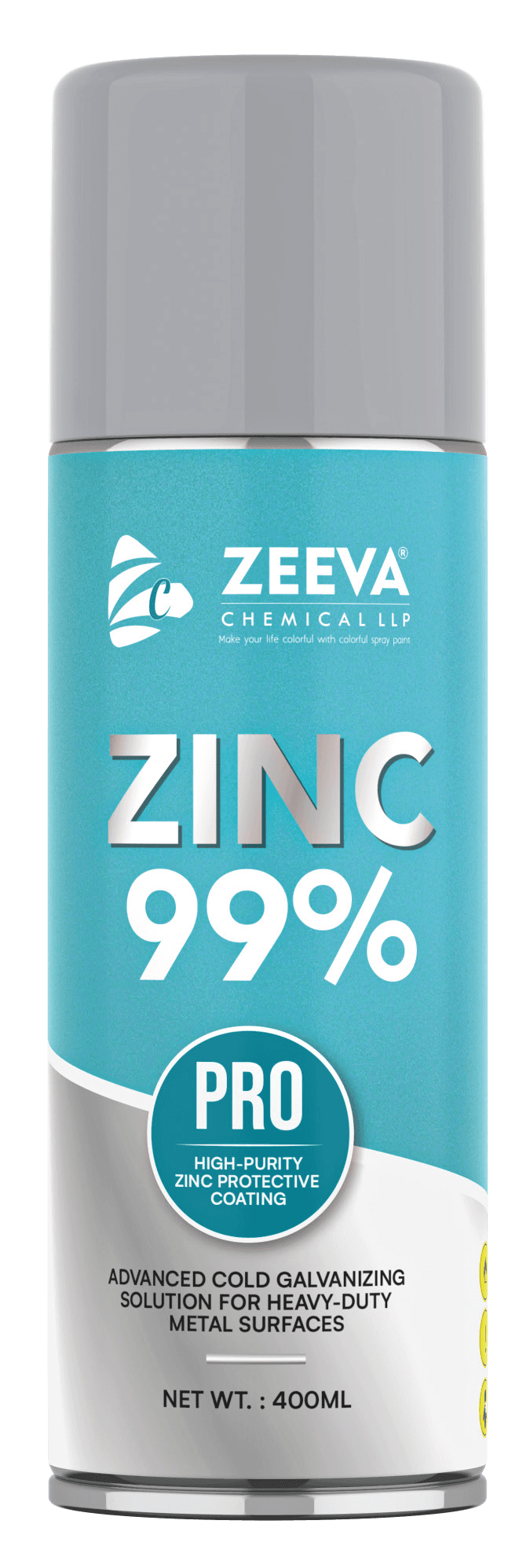 Zeeva Zinc 99% aerosol can